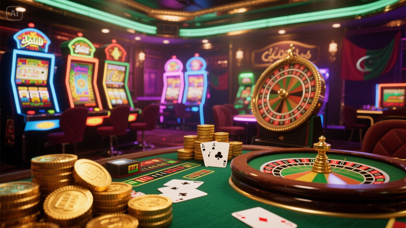 roulette table casino