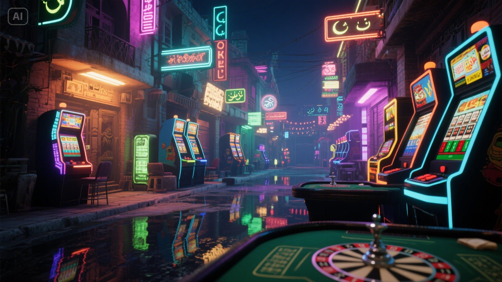 roulette table casino