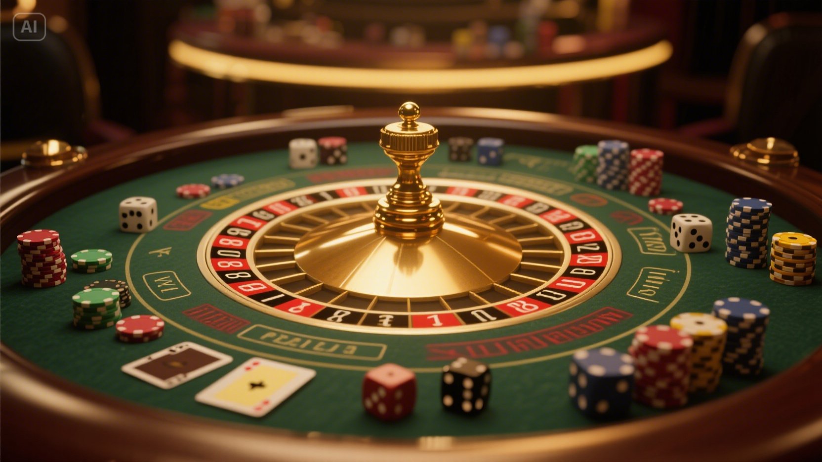 roulette table casino